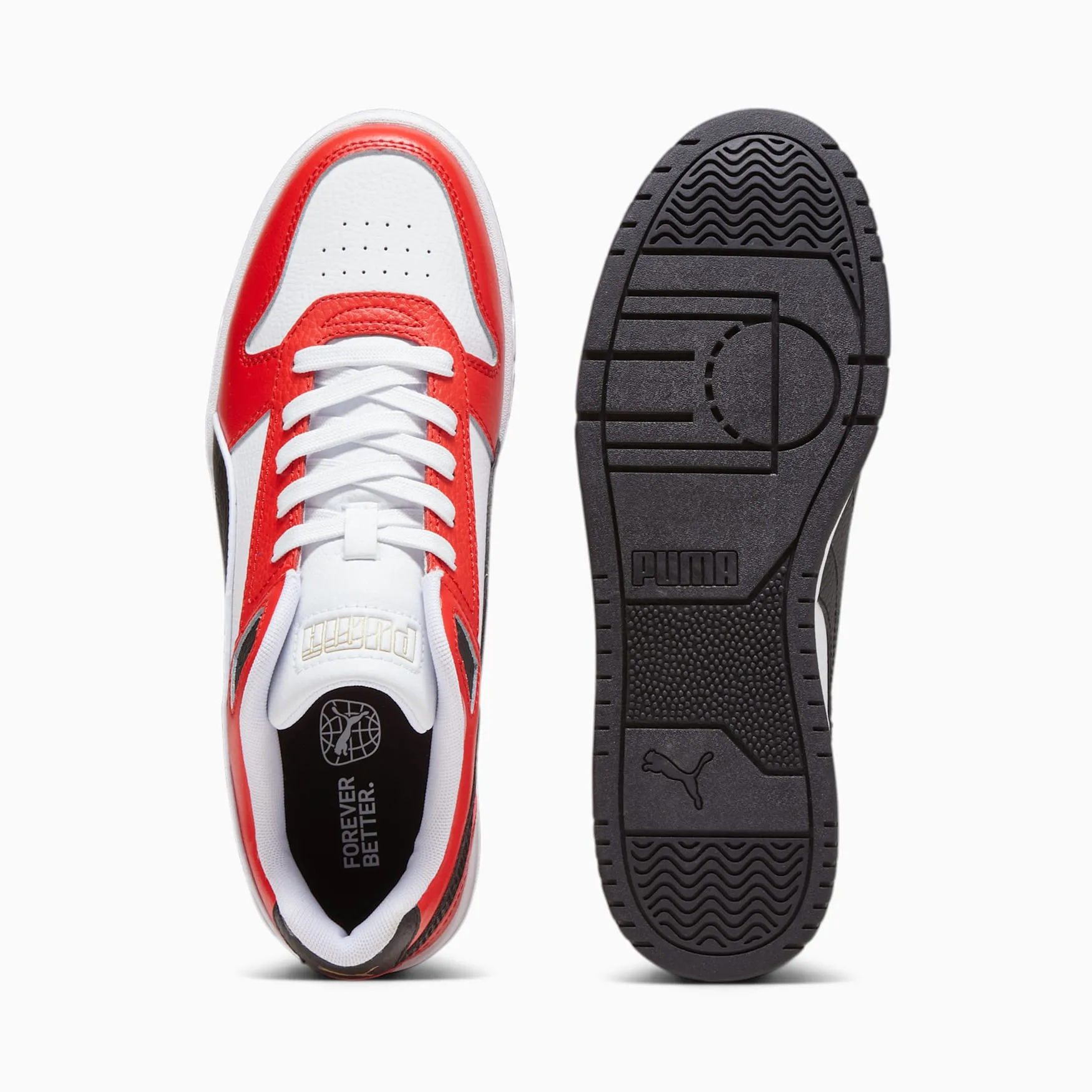 PUMA MEN'S GAME LOW RED/BLACK SHOES Cothing_Mens-Puma