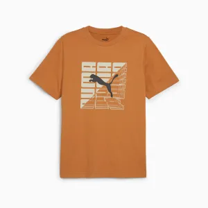 PUMA MEN'S GRAPHIC CARAMEL LATTE TEE Cothing_Mens-Puma