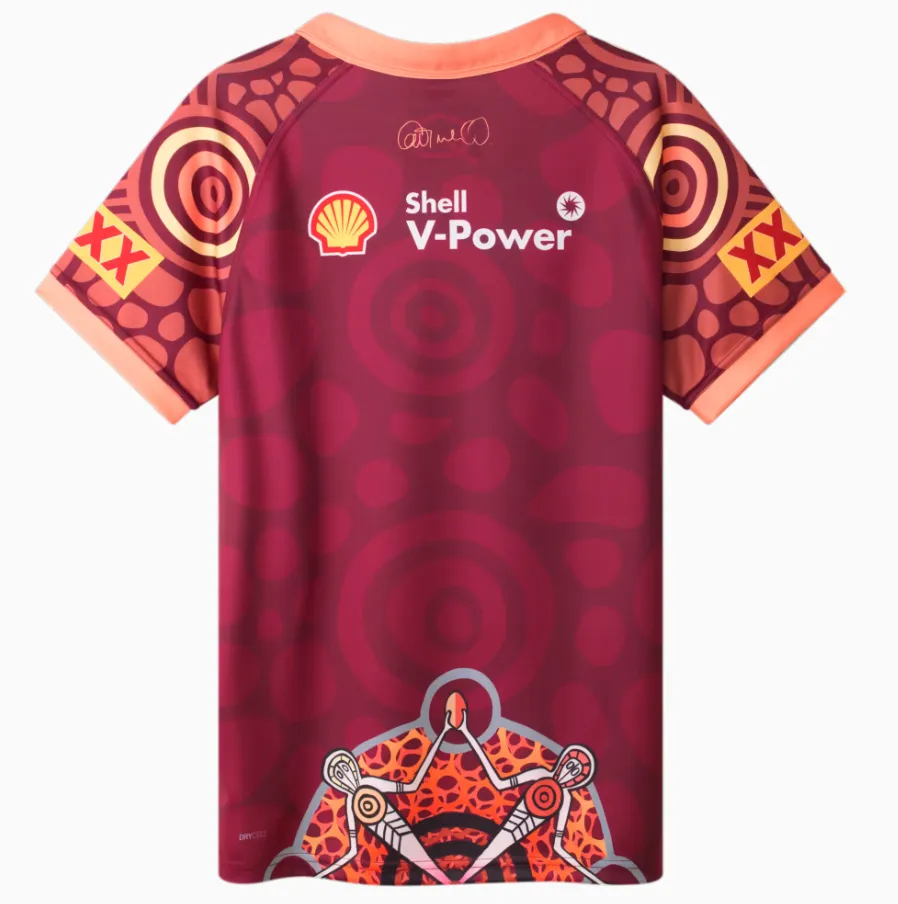 PUMA MEN'S QLD MAROONS INDIGENOUS JERSEY Cothing_Mens-Puma