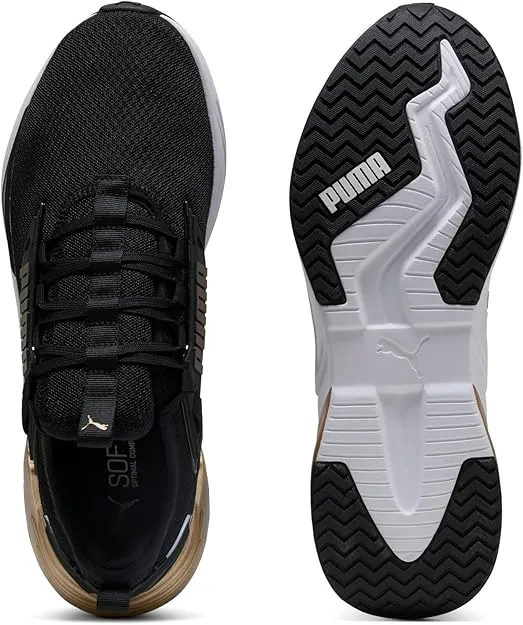 PUMA MEN'S RETALIATE BLACK/GOLD RUNNING SHOES Cothing_Mens-Puma