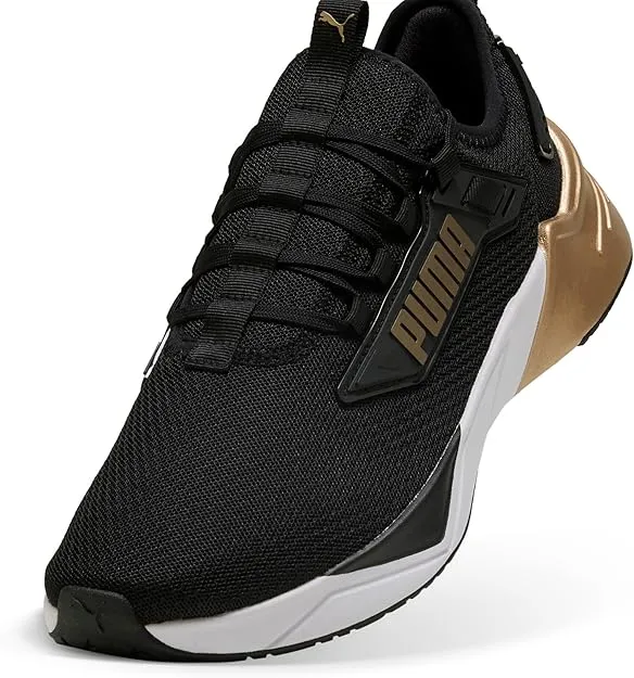 PUMA MEN'S RETALIATE BLACK/GOLD RUNNING SHOES Cothing_Mens-Puma