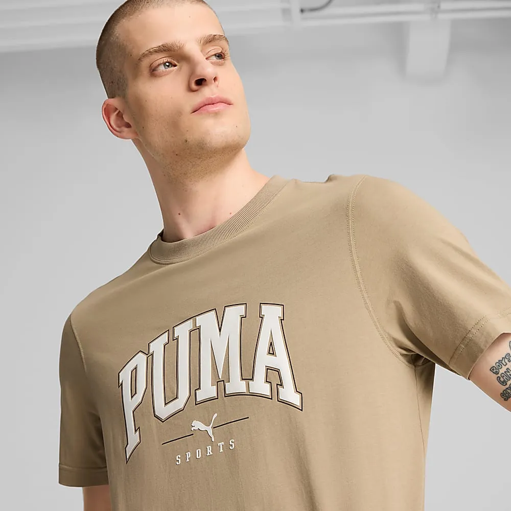 PUMA MEN'S SQUAD BIG LOGO OAK TEE Cothing_Mens-Puma