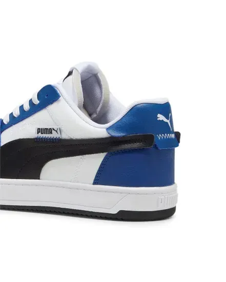 PUMA MEN'S WHITE/BLACK/BLUE CAVEN SHOES Cothing_Mens-Puma