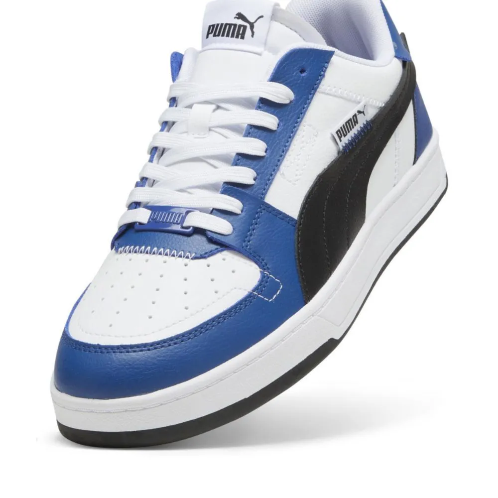 PUMA MEN'S WHITE/BLACK/BLUE CAVEN SHOES Cothing_Mens-Puma