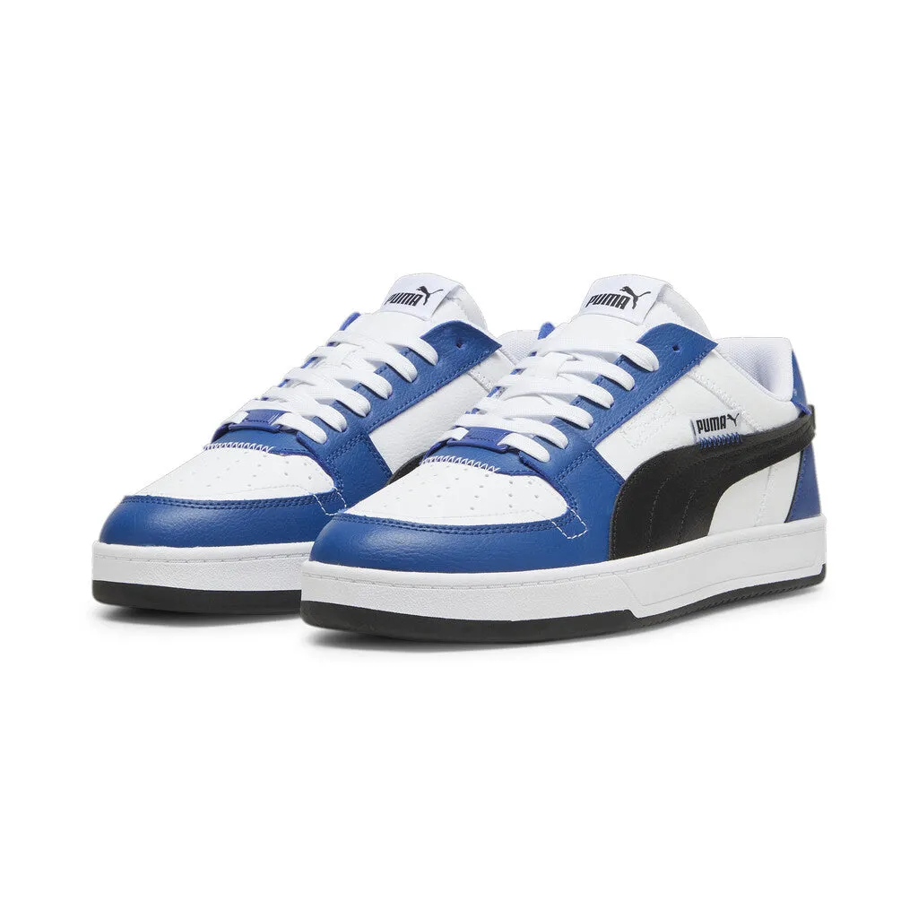 PUMA MEN'S WHITE/BLACK/BLUE CAVEN SHOES Cothing_Mens-Puma