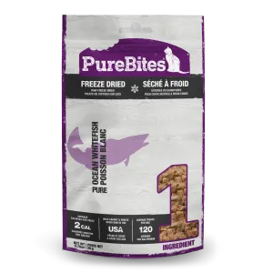 PureBites Cat Pacific Ocean Whitefish 20g cat treats, natural cat treats