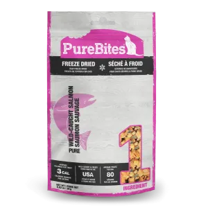 PureBites Dried Wild Pacific Salmon Treats Cat cat treats, natural cat treats