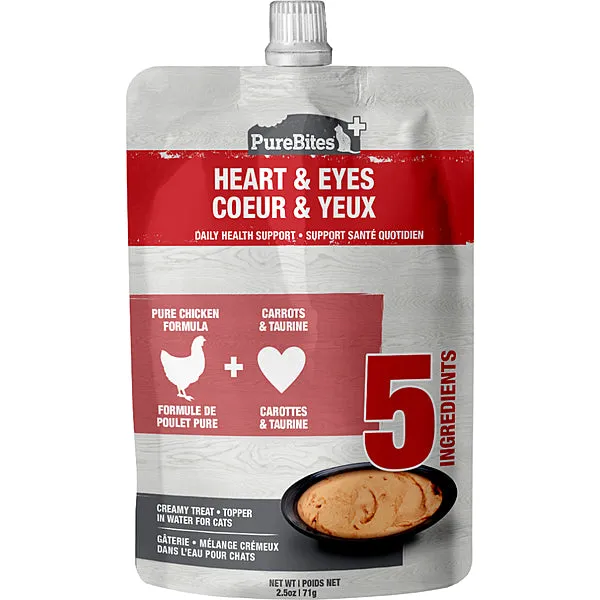Purebites Squeezables Heart & Eyes 71GM | Cat cat treats, natural cat treats