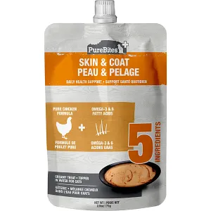 Purebites Squeezables Skin & Coat 71GM | Cat cat treats, natural cat treats