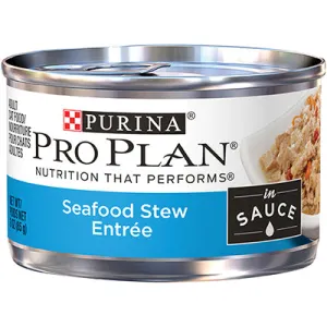 Purina Pro Plan Adult Seafood Stew Entre In Sauce Canned Cat Food healthy cat food, premium dry cat food
