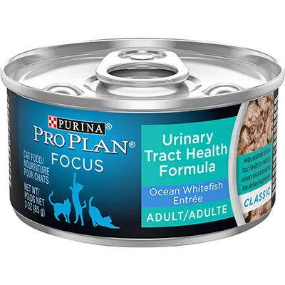 Purina Pro Plan Adult Urinary Tract Health Formula Ocean Whitefish Entre Canned Cat Food healthy cat food, premium dry cat food