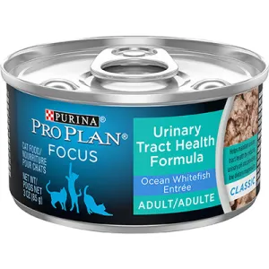 Purina Pro Plan Adult Urinary Tract Health Formula Ocean Whitefish Entre Canned Cat Food healthy cat food, premium dry cat food