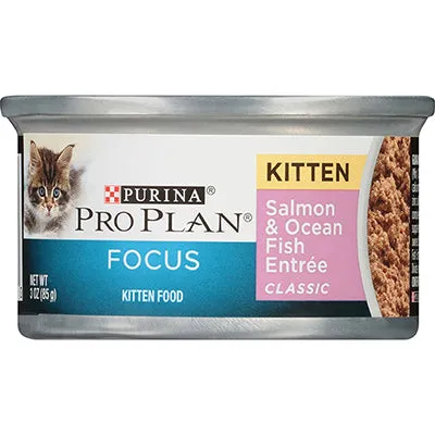 Purina Pro Plan Kitten Salmon & Ocean Fish Entre healthy cat food, premium dry cat food