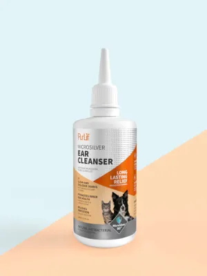 PurLif Microsilver Ear Cleanser 110ml cat vitamins, cat immune support