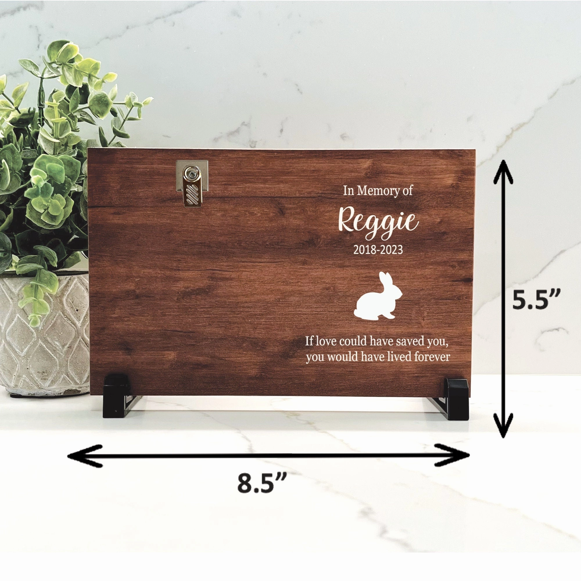 Rabbit Memorial Gift - Rabbit Memorial Frame