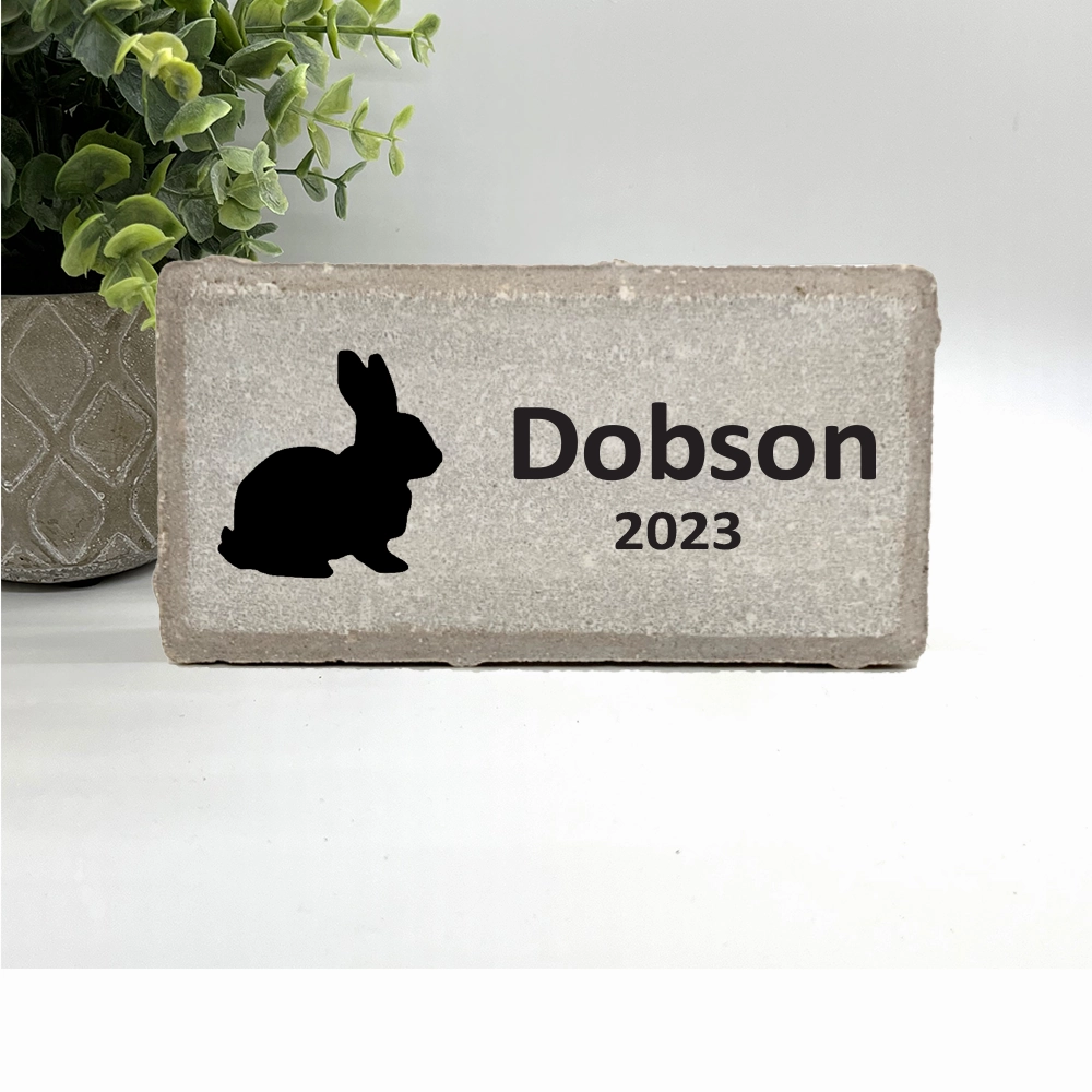 Rabbit Memorial Stone - Bunny Memorial Stone - Rabbit Keepsake show poultry,grooming poultry