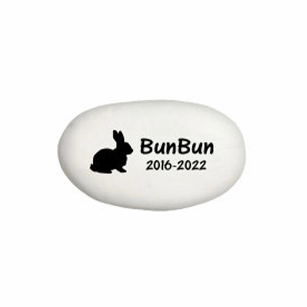 Rabbit Memorial Stone- Personalized Pet Keepsake- Pet Loss Gift show poultry,grooming poultry