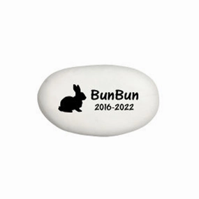 Rabbit Memorial Stone- Personalized Pet Keepsake- Pet Loss Gift show poultry,grooming poultry