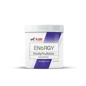Raw Support EN RGY Healthy Pet Solutions Food Supplement 175g cat vitamins, cat immune support