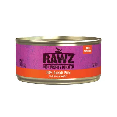 RAWZ Cat 96% Rabbit Pate 155g