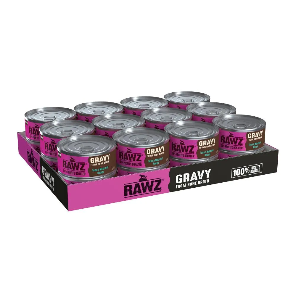 RAWZ Cat Gravy Tuna & Mackerel 5.5oz