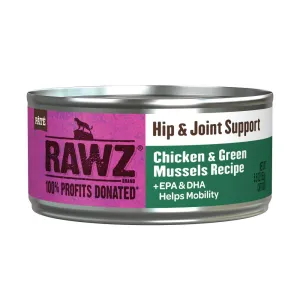 RAWZ Cat Hip & Joint Support Chicken,Green Mussels 5.5oz dry cat food, cat kibble