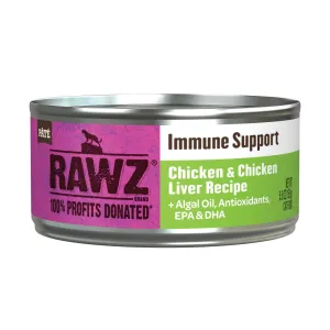 RAWZ Cat Immune Support Chicken & Chicken Liver 5.5oz dry cat food, cat kibble