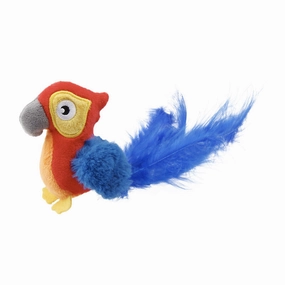 Red Parrot "Melody Chaser" w/ motion activated sound chip cat toy set,cat teaser