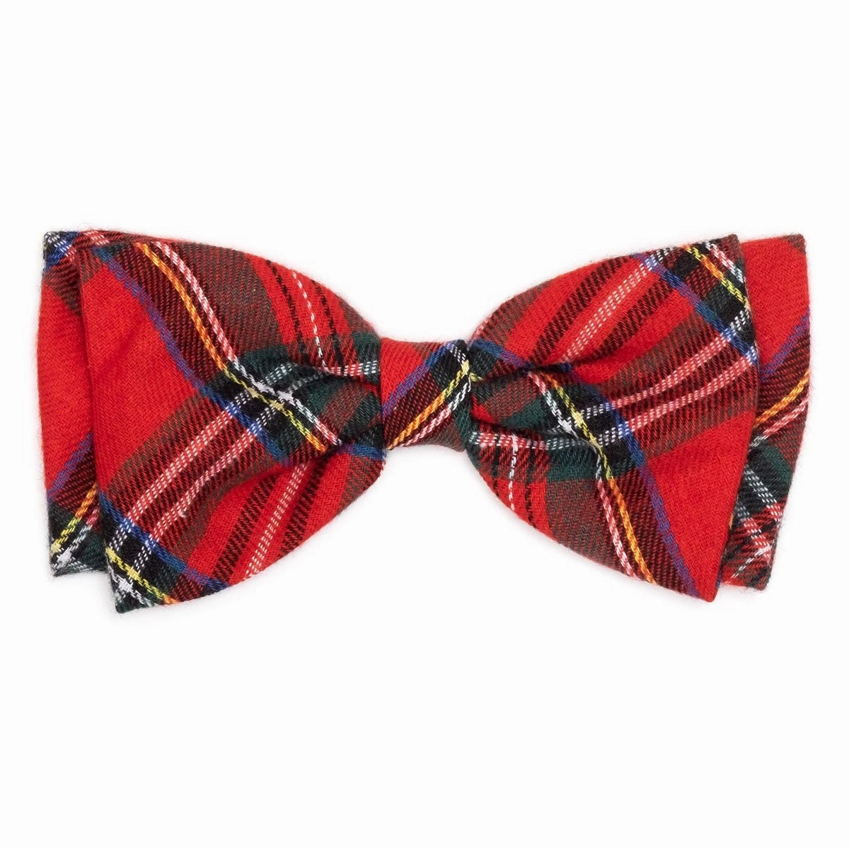 Red Plaid III Dog Bow Tie dog collar accessory,collar decor