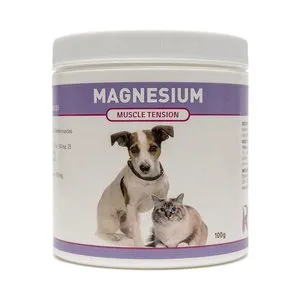 Riva's Remedies Magnesium Citrate 100g cat vitamins, cat immune support
