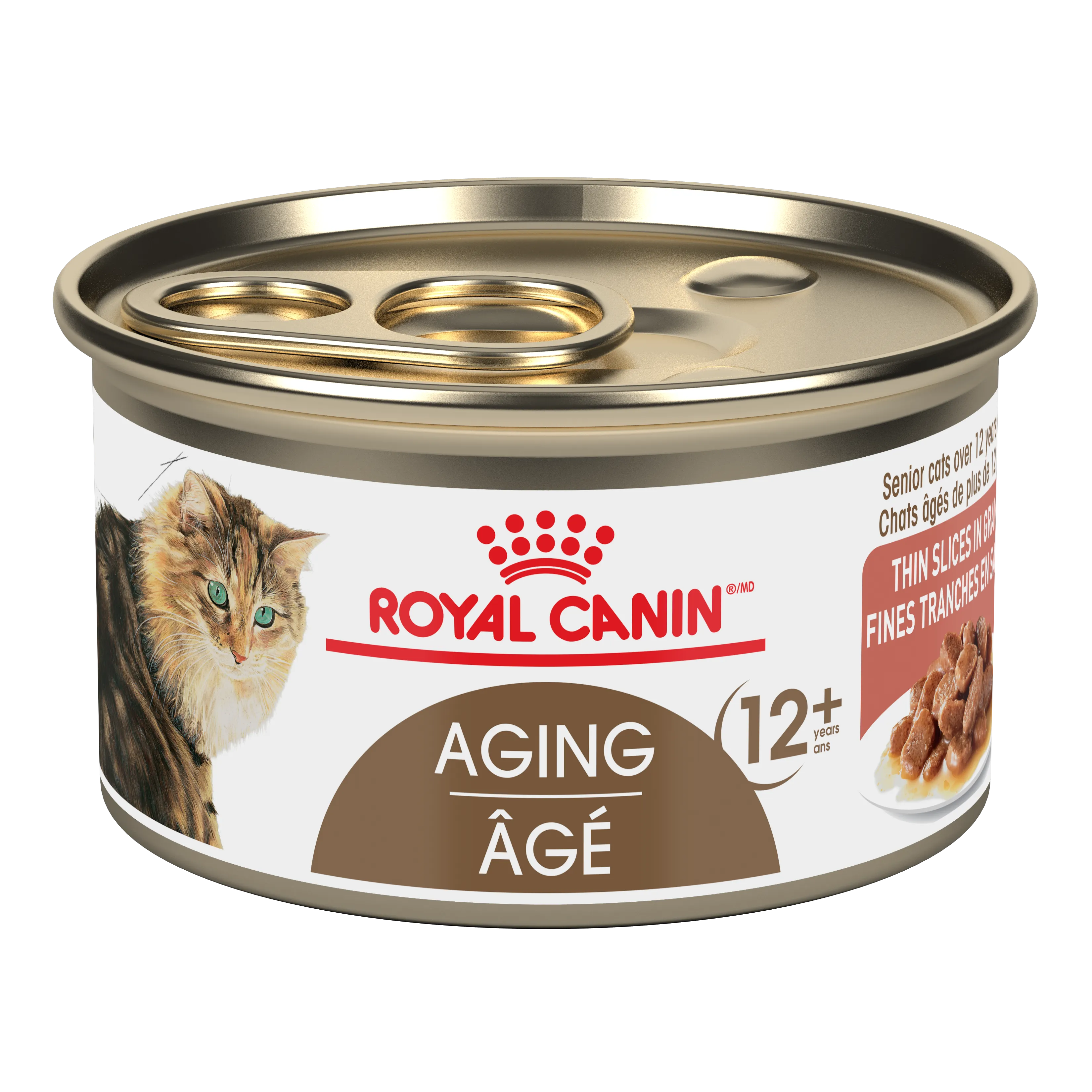 Royal Canin Cat Aging Thin Slices 3oz senior cat care, elderly cat supplements