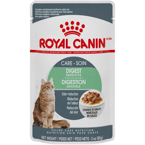 Royal Canin Cat Digest Sensitive Pouch adult cat food, best cat food for adults