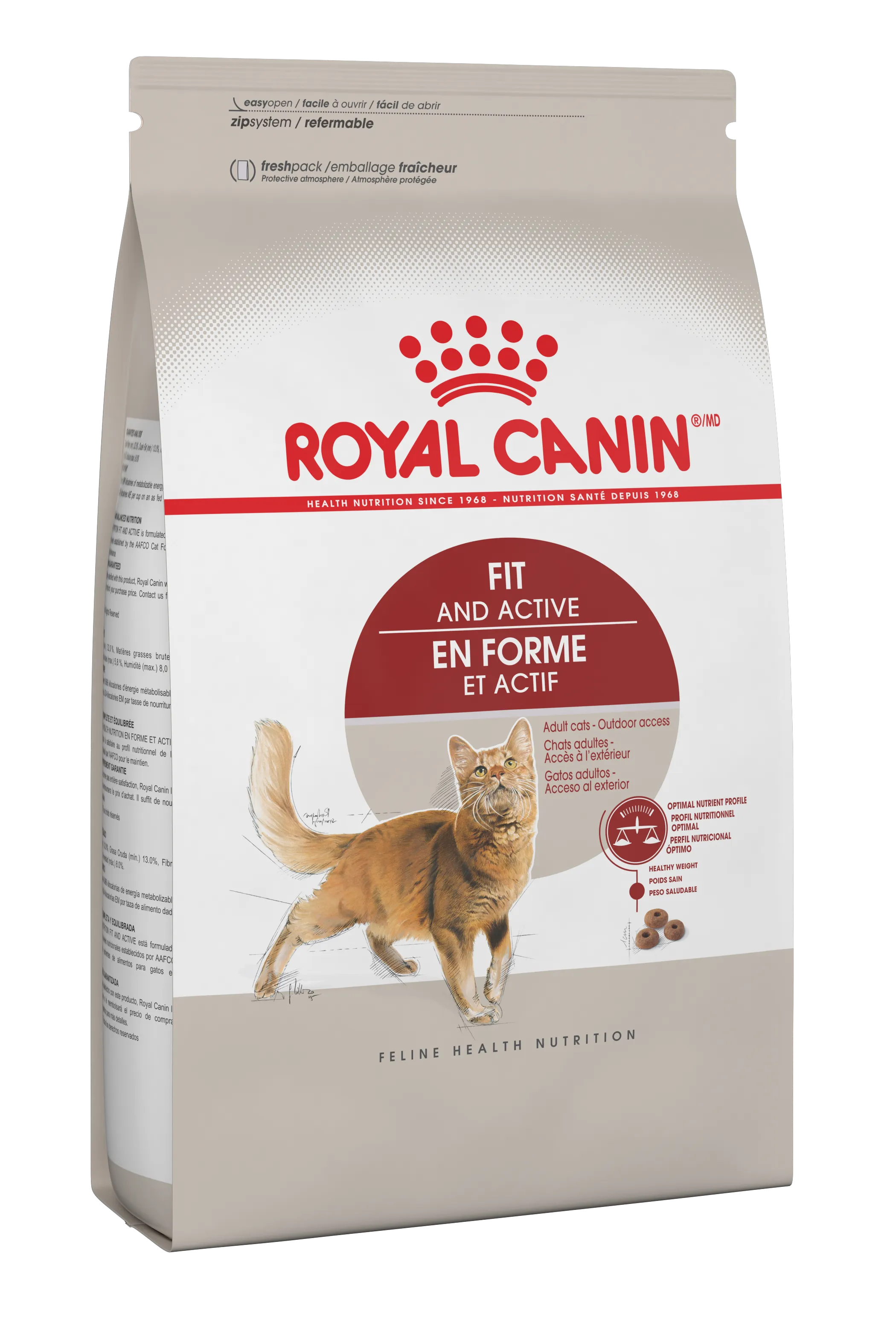 Royal Canin Cat Fit & Active adult cat food, best cat food for adults