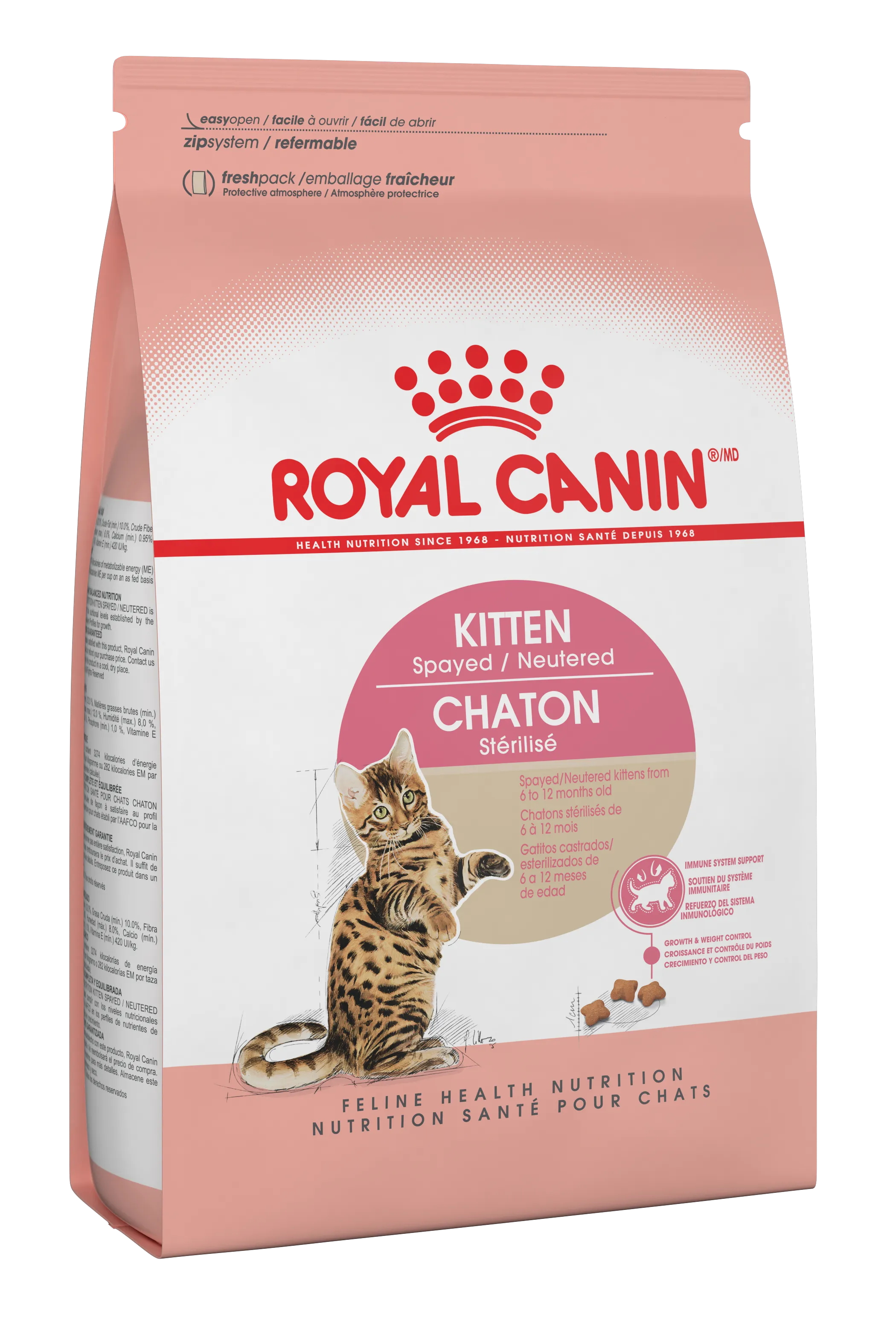 Royal Canin Kitten Spay & Neutered kitten care supplies, kitten milk replacer