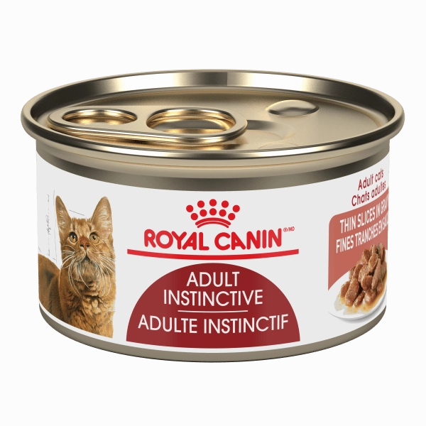 Royal Canin Adult Instinctive Thin Slices in Gravy Canned Cat Food 12 Pack