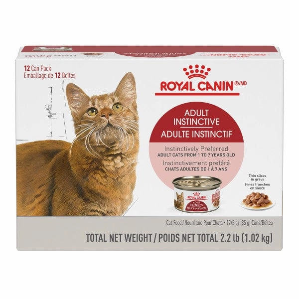 Royal Canin Adult Instinctive Thin Slices in Gravy Canned Cat Food 12 Pack