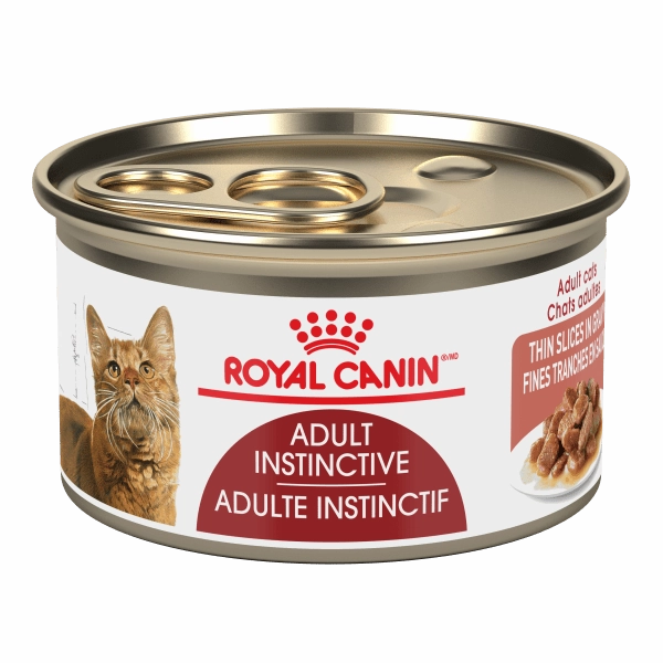 Royal Canin Adult Instinctive Thin Slices in Gravy Canned Cat Food, 85g