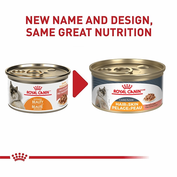 Royal Canin Hair & Skin Care Thin Slices in Gravy Canned Cat Food, 85g