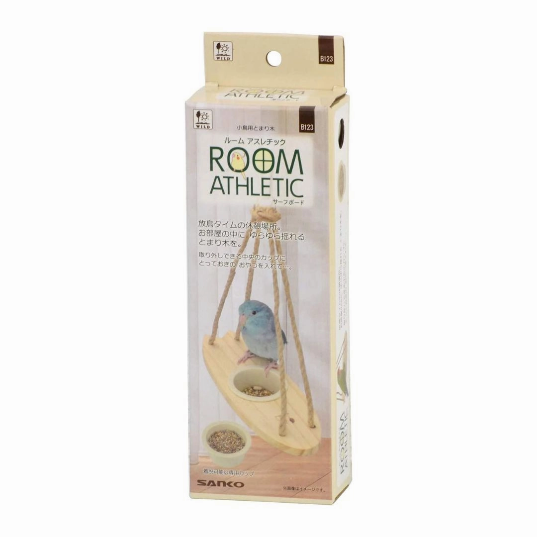 Sanko Wild Room Athletic Surfboard with Cup for Birds
