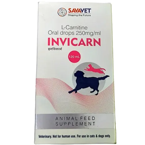 Savavet Invicarn (L Carnitine) for Dogs and Cats