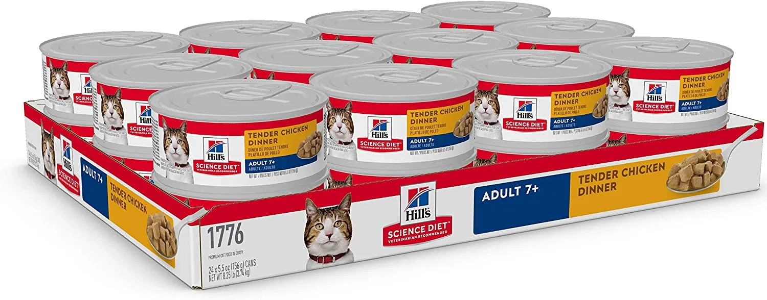 Science Diet Adult 7  Tender Chicken Dinner cat food
