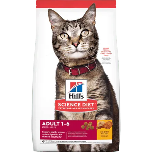 Science Diet Adult Chicken Recipe cat food dry cat food, cat kibble