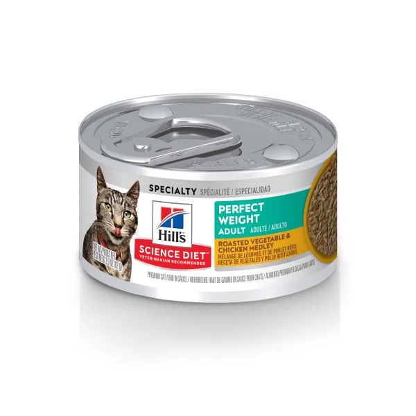 Science Diet Adult Perfect Weight Roasted Vegetable & Chicken Medley cat food