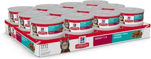 Science Diet Adult Tender Tuna Dinner cat food adult cat food, best cat food for adults