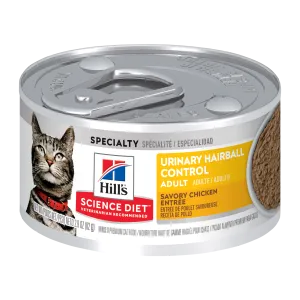 Science Diet Adult Urinary Hairball Control Savory Chicken Entre cat food adult cat food, best cat food for adults