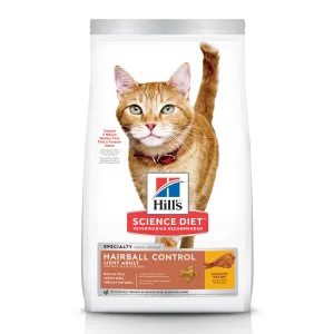Science Diet Cat Adult Hairball Control Light dry cat food, cat kibble