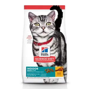Science Diet Cat Adult Indoor Chicken dry cat food, cat kibble