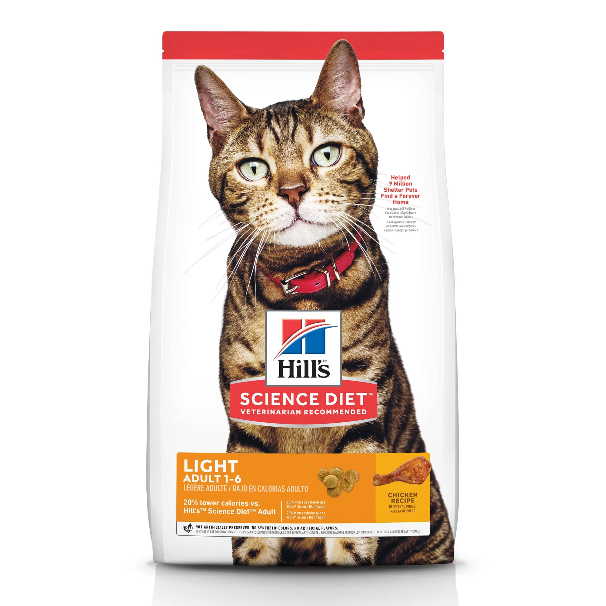Science Diet Cat Adult Light Chicken Recipe dry cat food, cat kibble