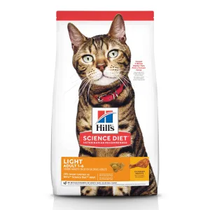Science Diet Cat Adult Light Chicken Recipe dry cat food, cat kibble