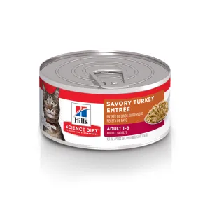 Science Diet Cat Adult Savory Turkey Entree adult cat food, best cat food for adults